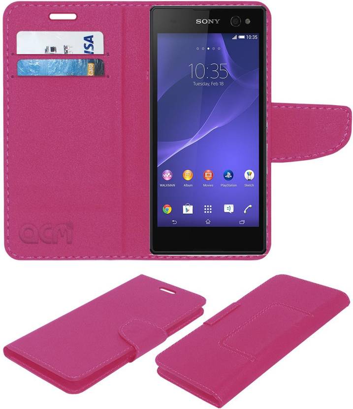 Acm Flip Cover For Sony Xperia C3 Acm Flipkart Com
