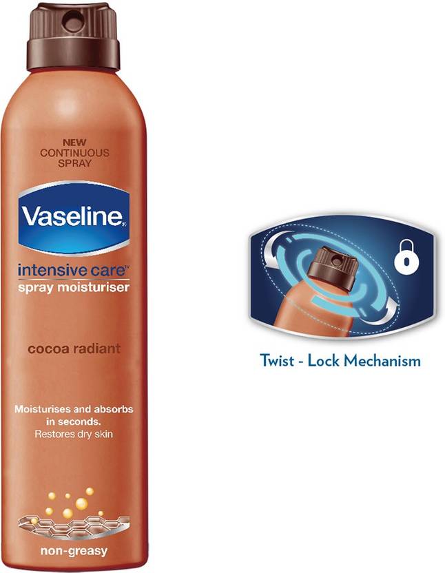 Vaseline Intensive Care Cocoa Radiant Spray Moisturiser Price In
