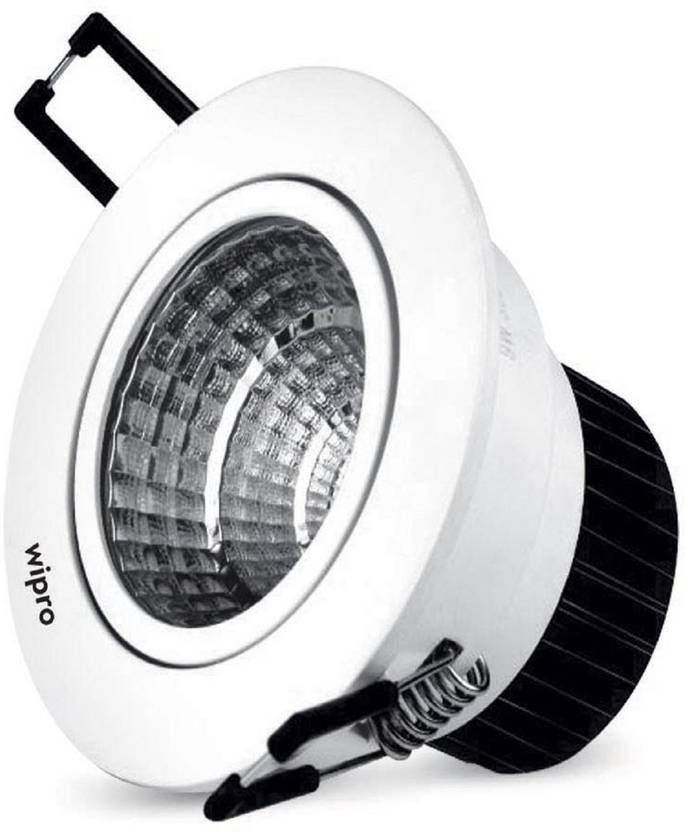 Wipro Garnet 22w Cob Downlight 2700k Recessed Ceiling Lamp