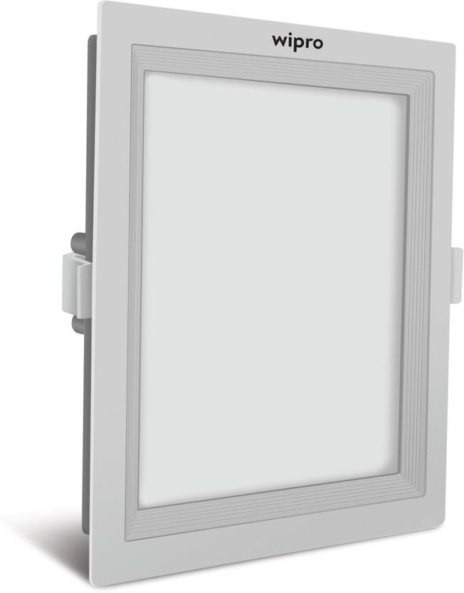 Wipro Garnet 10w Wave Slim Square Panel 4000k Recessed