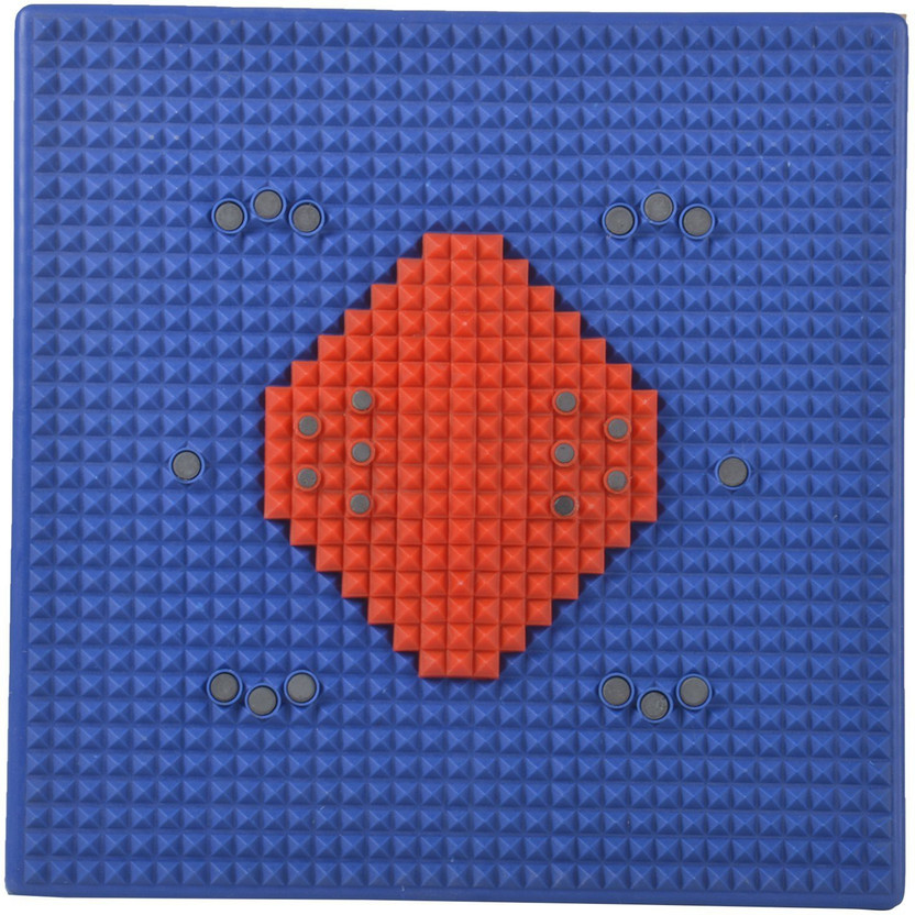 AHCS ACS125 Acupressure Reflexology Magnetic Pyramidal Therapy Energy Pain Relief Power Foot Health Mat + 5pcs Sujok Finger Massager Rings FOR ACUPRESSURE HEALTH CARE SYSTEMS HYDERABAD Massager(Multicolor)