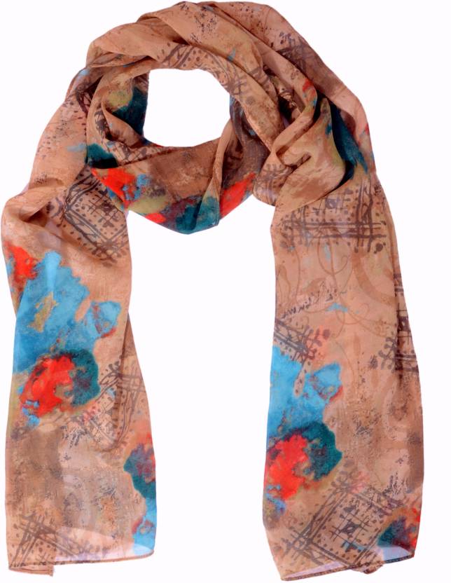 VALISSA Graphic Print Poly Georgette Women Scarf - Buy VALISSA Graphic ...