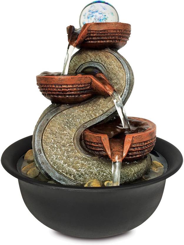 Buddha Water Fountain With Spinning Ball