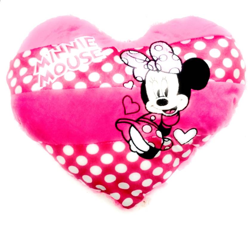 Cluesteps Heart Shape Pillow Decorative Cushion Minnie Mouse 32