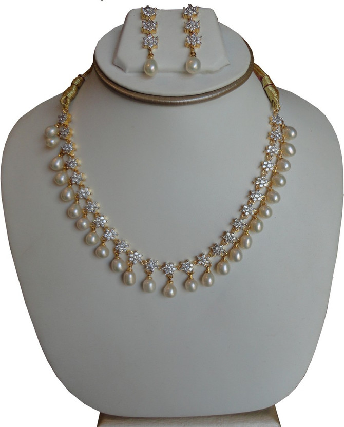 flipkart pearl jewellery sets