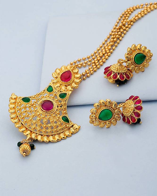 NIA for Voylla Copper Jewel Set