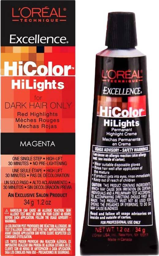 L Oreal Hicolor Hilights Magenta Hair Color Price In India Buy