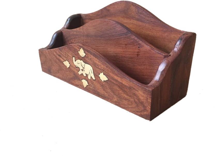 Flipkart Com Woodcart 3 Compartments H Ndmade Wooden Letter Holder Woodcart 3 Compartments H Ndmade Wooden Letter Holder Multi Stationary For Office