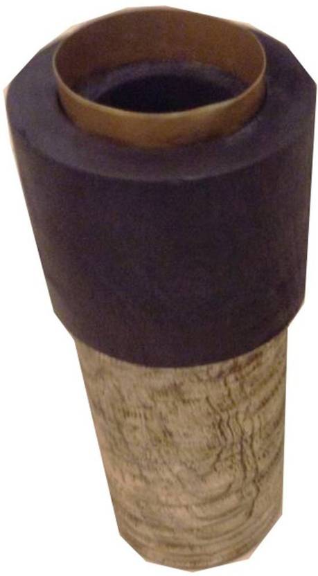 Online Art Effects Re Cycle Wood With Brass To Tone Vase Candle