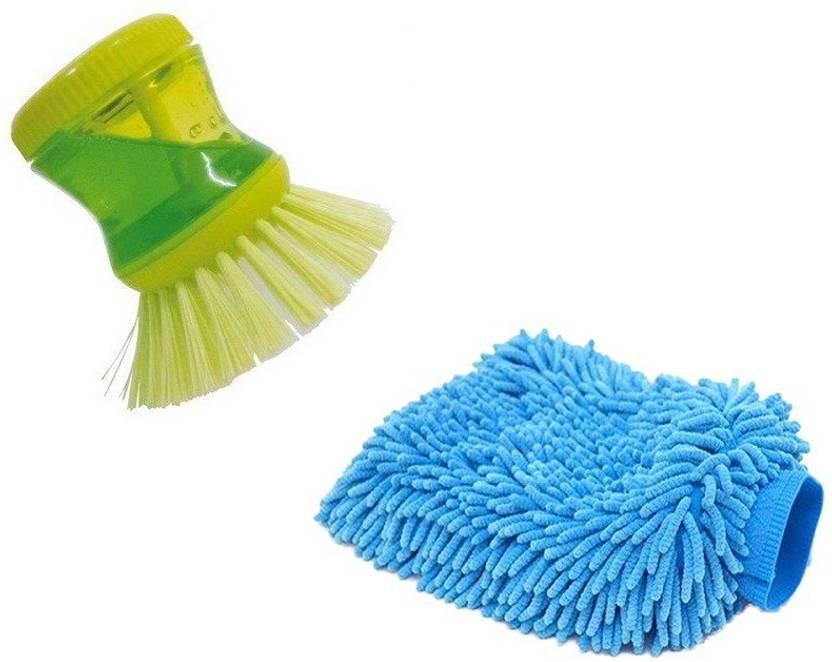 De Ultimate Combo Of Soap Dispenser Dish Washer Sink Brush For De Ultimate Combo Of Soap Dispenser Dish Washer Sink Brush For Kitchen Floor Tiles Cleaning Wet Dry Duster And Multi Purpose Microfiber Home Office Car