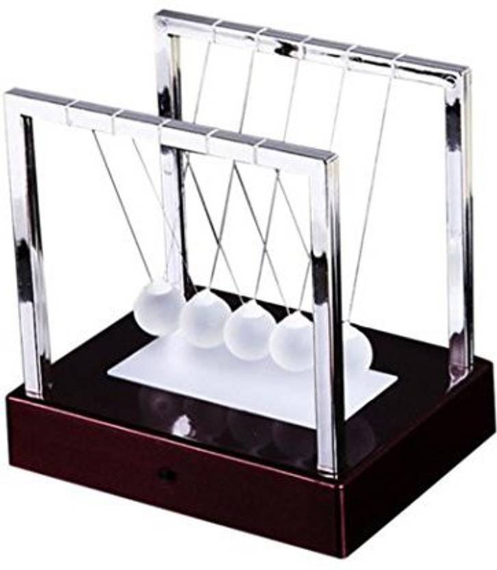 Celendi Newtons Cradle Physics Kinetic Energy Led Light Up