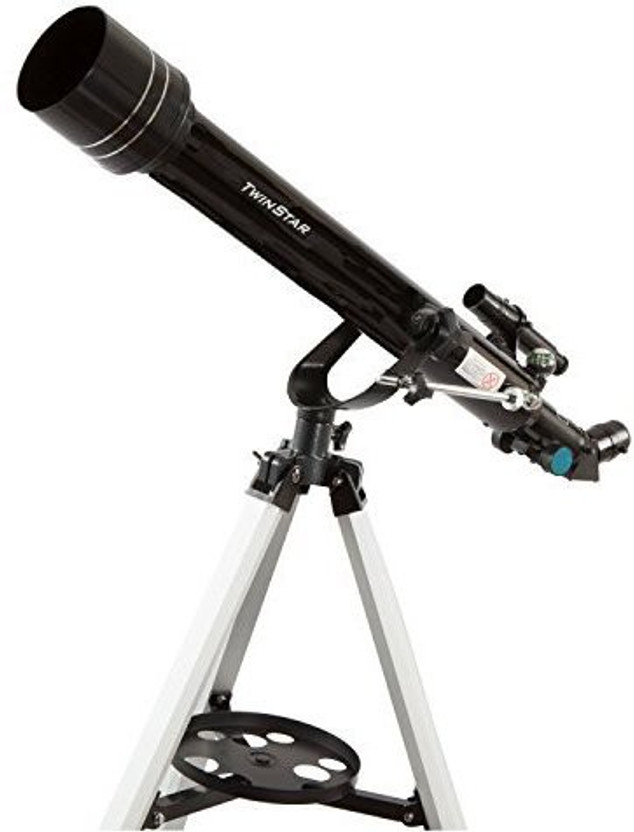 Black Twinstar 60mm Compact Kids Telescope