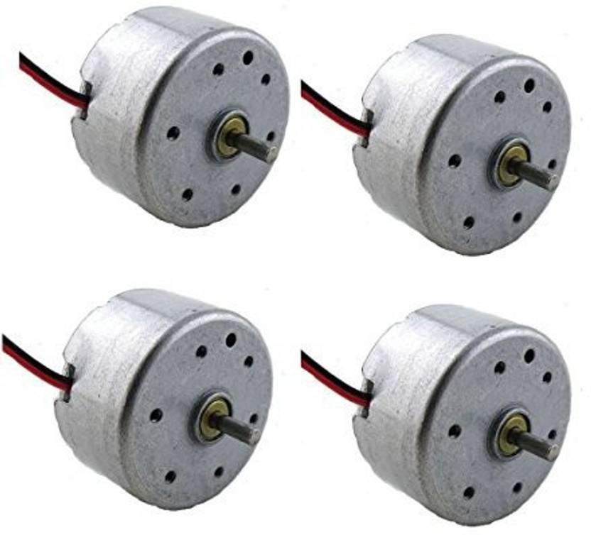 Flormoon Dc Motor Mini Electric 3v 8500rpm For Diy Toys 4 Pack Flormoon Dc Motor Mini Electric 3v 8500rpm For Diy Toys 4 Pack Silver