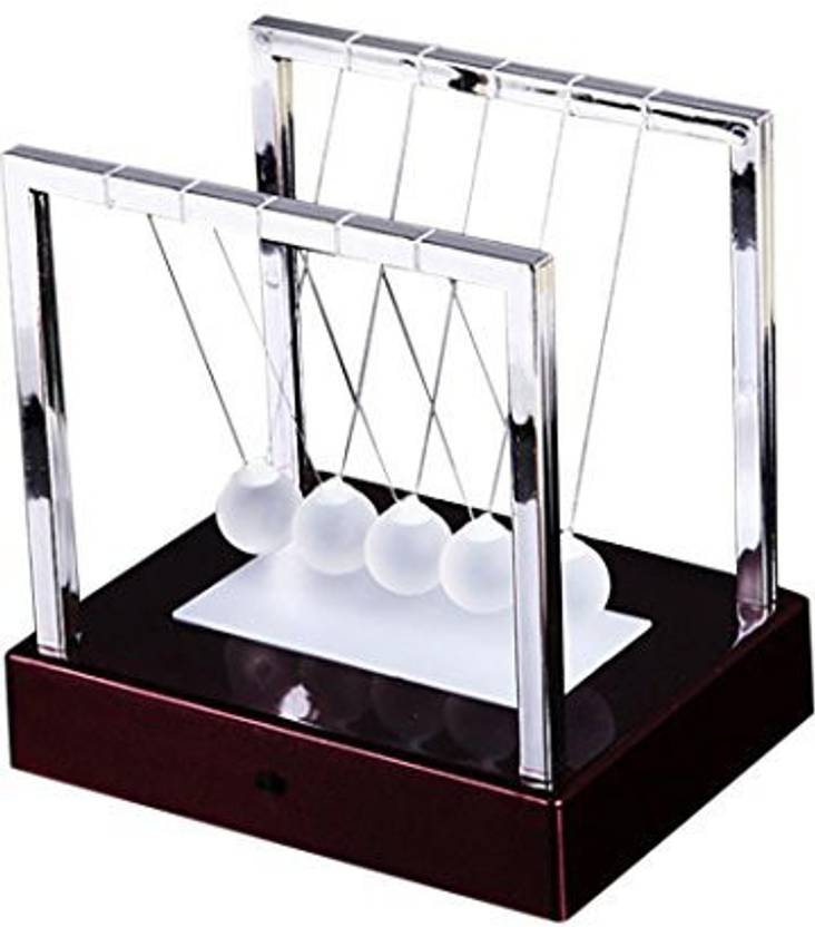 Malloom Led Light Newtons Cradle Balance Balls Science Toys Home