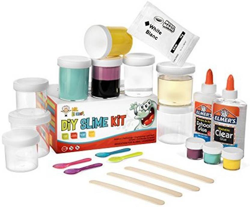 Mr E Mc Slime Making Kit By Mc2 Materials For 4 Diy Mr E Mc Slime Making Kit By Mc2 Materials For 4 Diy Liquid Glass Putty Magic Er Aqua Glow Multicolor