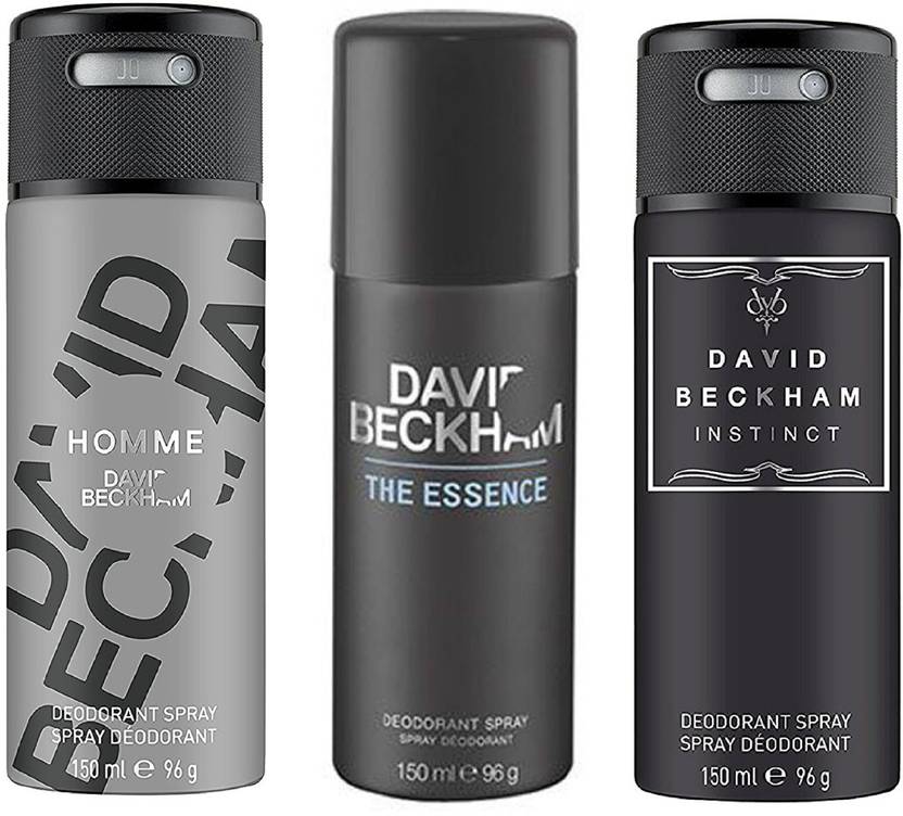 David Beckham Homme The Essence And Instinct Deodorant 150ml Each