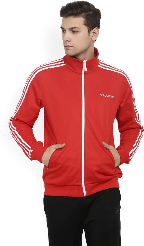 ADIDAS Full Sleeve Solid Men Jacket - Buy Red ADIDAS ORIGINALS Full Sleeve Solid Men Jacket Online at Best Prices India | Flipkart.com
