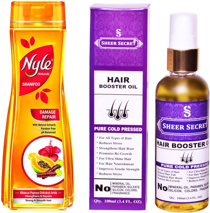 Nyle 180 Ml Damage Repair Shampoo With Sheer Secret Cold Pressed