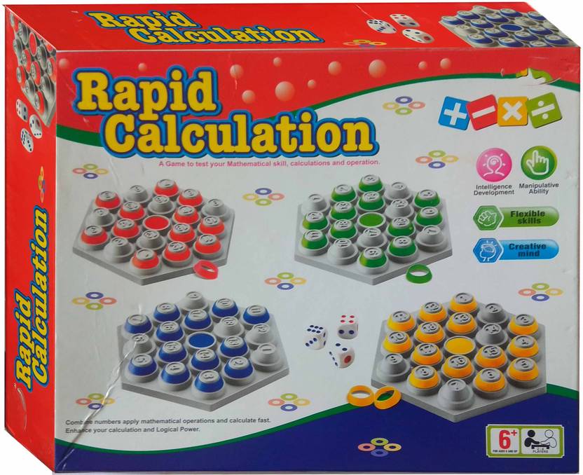 ZEUS Rapid Calculation Game Toy Kids Develop Mathematical Skills Board