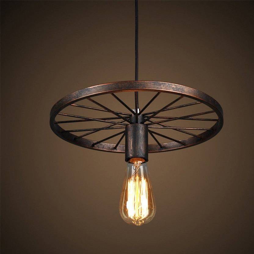 Arghyam Antique Vintage Edison Wheel Lamp With Bulb Pendants Ceiling - Vintage Edison Bulb Pendant Light Arghyam Antique Vintage Edison Wheel Lamp With Bulb Pendants Ceiling - Vintage Edison Bulb Pendant Light