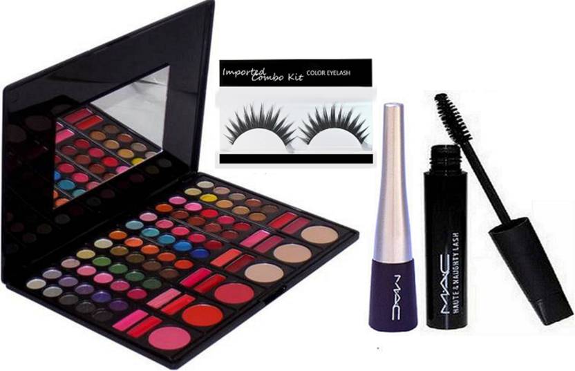 Imported Combo Kit Eyelashes With Mac Professional Makeup 78 Shades