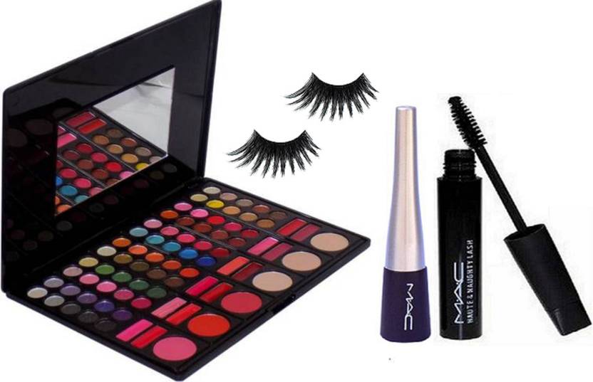 Royal Combo Eyelashes Mac 78 Shade Profesional Makeup Kit Haute