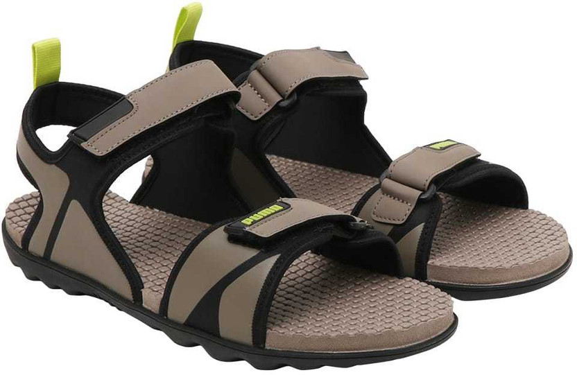 puma brown sandals