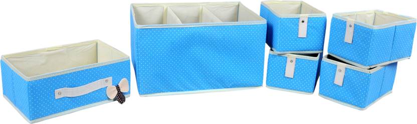Homecube Designer Foldable Drawer Dividers Storage Boxes For