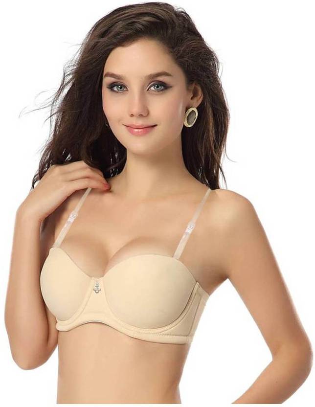 Pinch Style By Push Up Bra Girls Womens Push Up Lightly Padded Bra Beige Pinch Style By Push Up Bra Girls Womens Push Up Lightly Padded Bra Beige