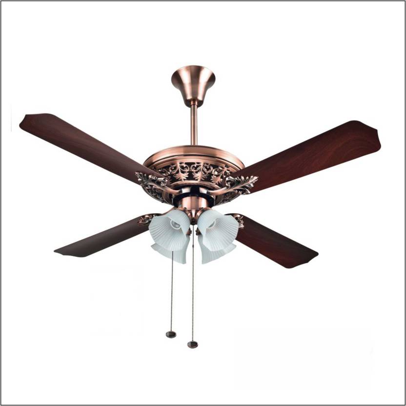 Warmex Designer Ceiling Fan With Down Light Remote 4 Blade