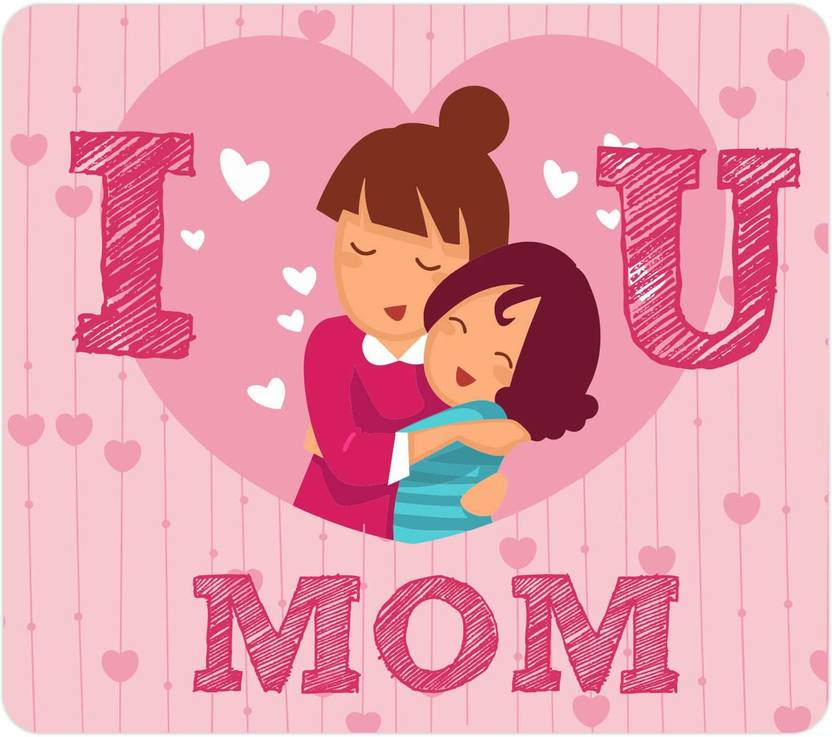 Giftsmate Gifts For Moms Mousepad For Mother I Love You Mom