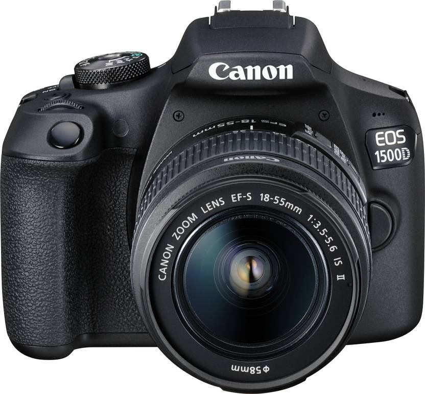Canon EOS 1500D DSLR Camera Dual kit with EF-S 18-55 IS II + 55-250 IS II lens (16 GB Memory Card & Carry Case )