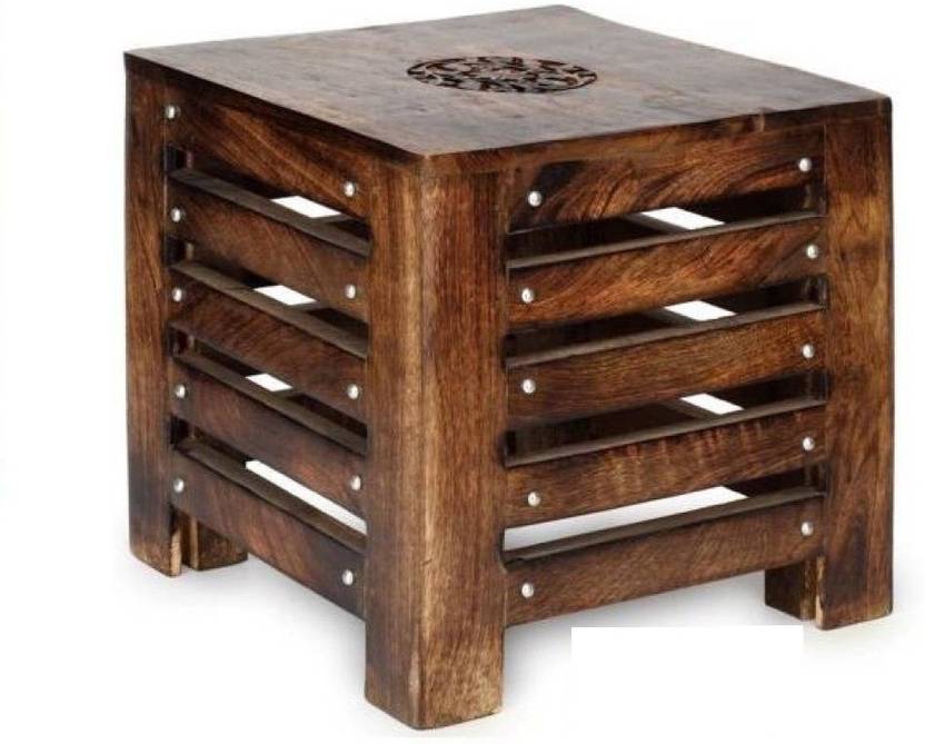 Sublime Arts Solid Wood Side Table