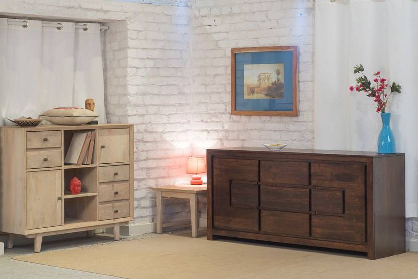 The Jaipur Living Solid Wood Free Standing Cabinet In
