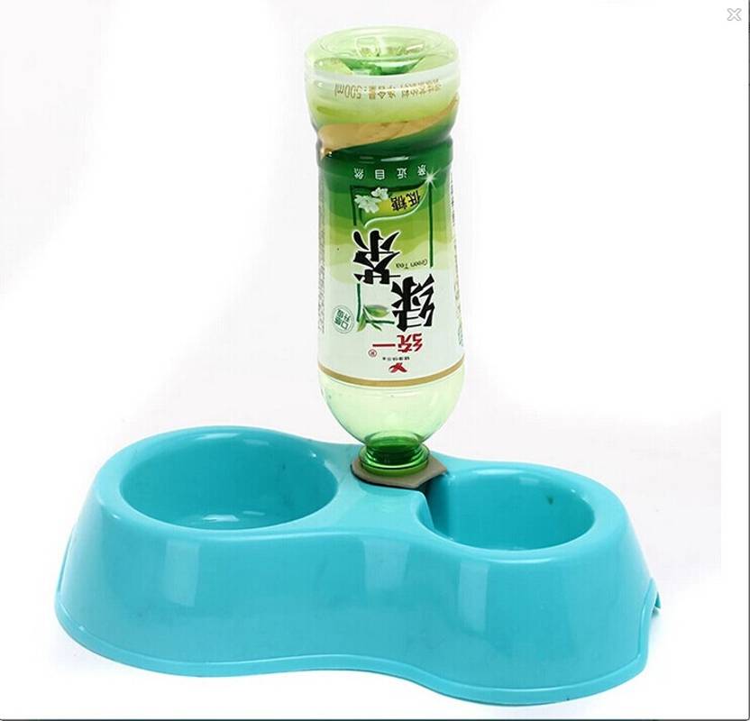 Sri Plastic Non Slip Pets Food Water Bowl Feeder With Automatic