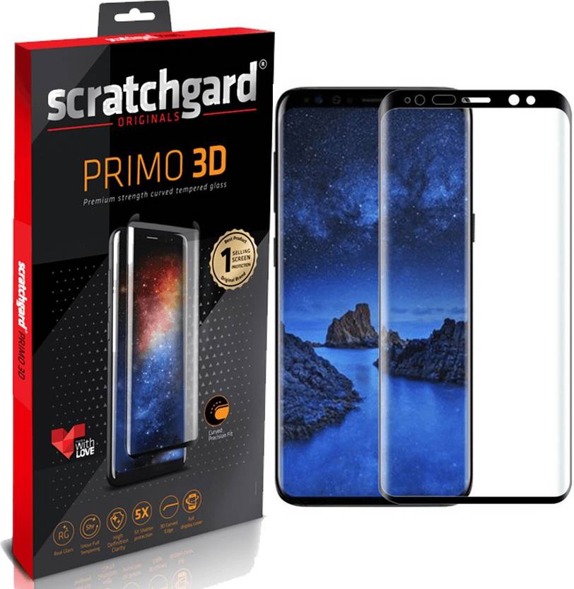 Scratchgard Edge To Edge Tempered Glass for Primo 3D, Samsung Galaxy S9 - Scratchgard : Flipkart.com