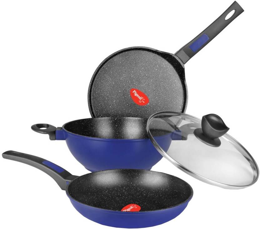 Pigeon Crest Diecast Induction Bottom Cookware Set Price in India Buy