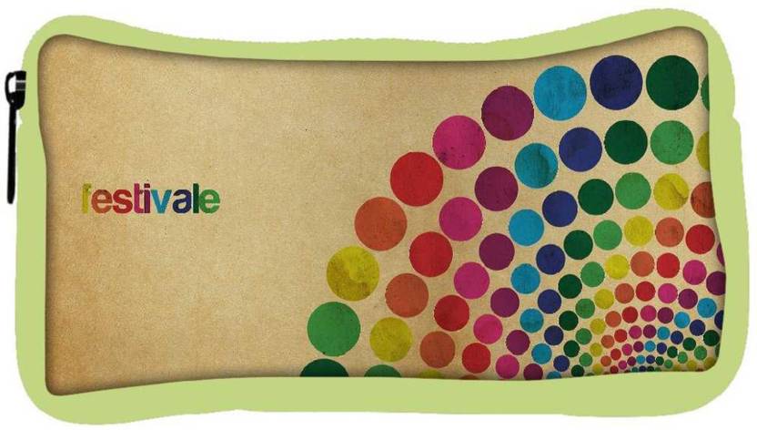 Snoogg Eco Friendly Canvas Festival Of Colors Abstract