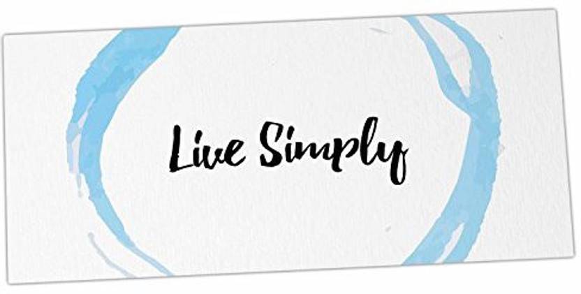 Kess Inhouse Kess Original Live Simply Blue White Desk Mat 13