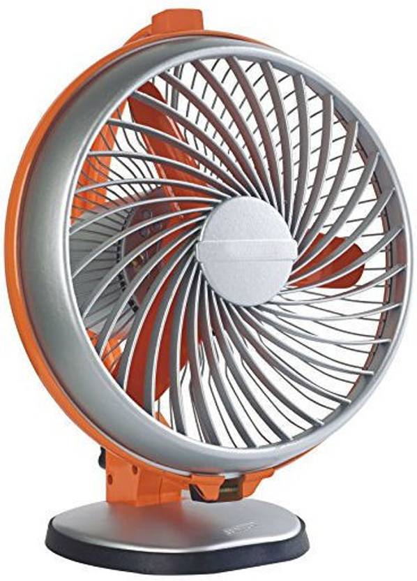Shrih Royal Orange High Speed Personal Fan 230 mm 3 Blade Table Fan