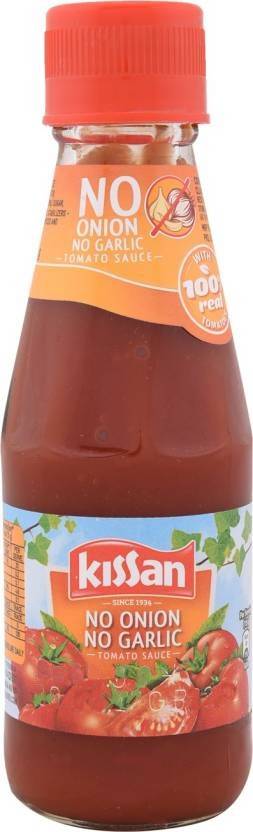 Kissan No Onion No Garlic Tomato Sauce Price in India Buy Kissan 