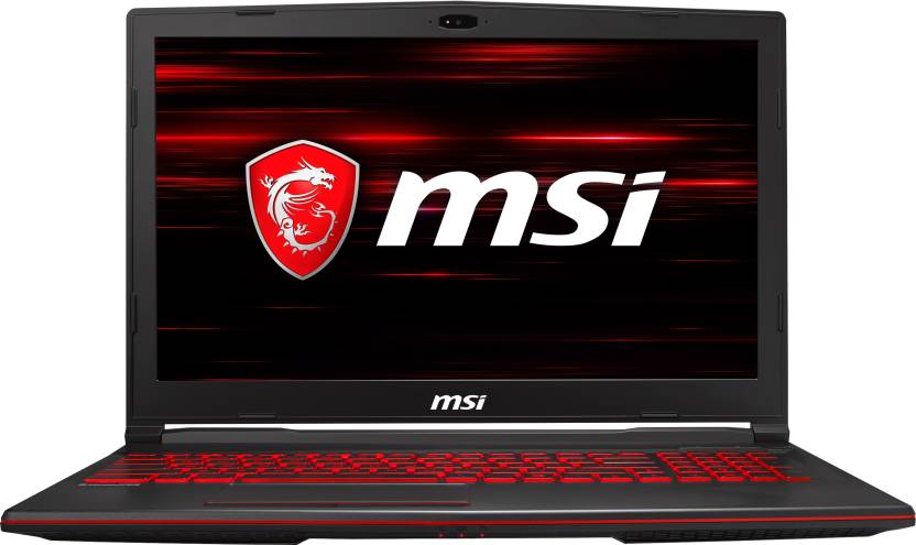 MSI GL Core i7 8th Gen - (8 GB/1 TB HDD/Windows 10 Home/4 GB Graphics) GL63 8RC-063IN Gaming Laptop  (15.6 inch, Black, 2.2 kg)
