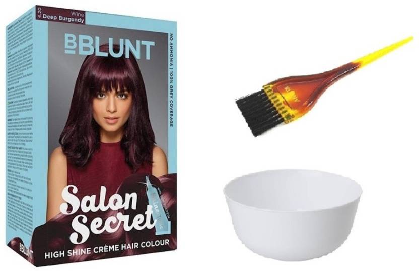 Bblunt Salon Secret High Shine Creme Hair Color 4 20 Wine