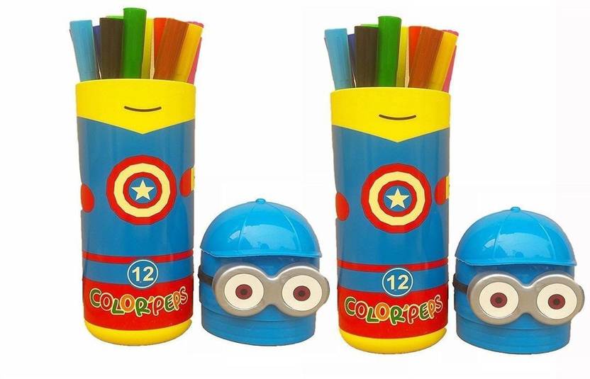 Shararat New Cartoon Shape Sketch Pen Set For Kids Sketch
