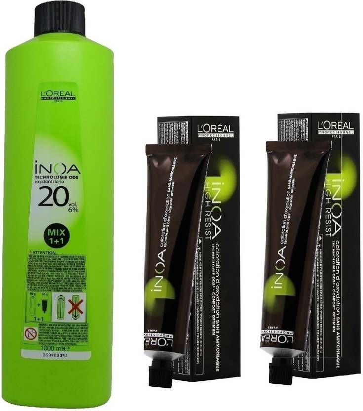 L'Oréal Paris INOA Ammonia Free Permanent Colour 7,35 Golden Mahogany Blonde (2 tube) 60mL