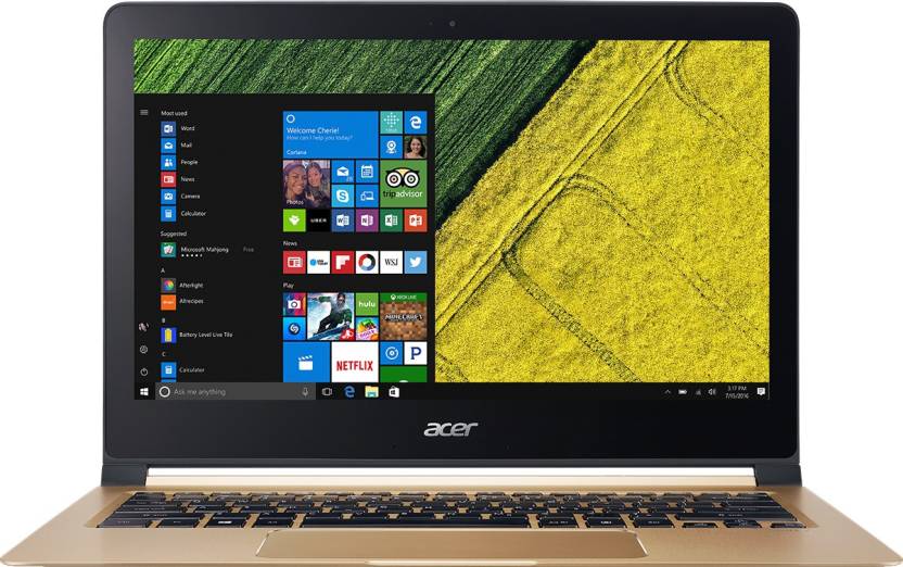 For 51990/-(54% Off) Acer Swift 7 Core i5 7th Gen - (8 GB/256 GB SSD/Windows 10 Home) SF713-51 Thin and Light Laptop (13.3 inch, Black, 1.125 kg, With MS Office) at Flipkart