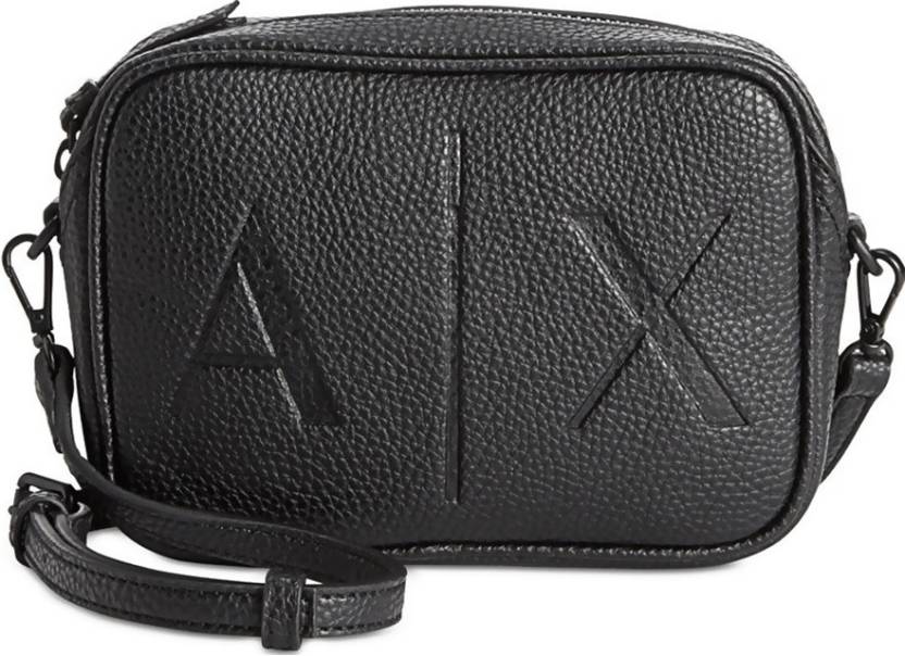 A/X ARMANI EXCHANGE Black Sling Bag 354 Black - Price in India |  