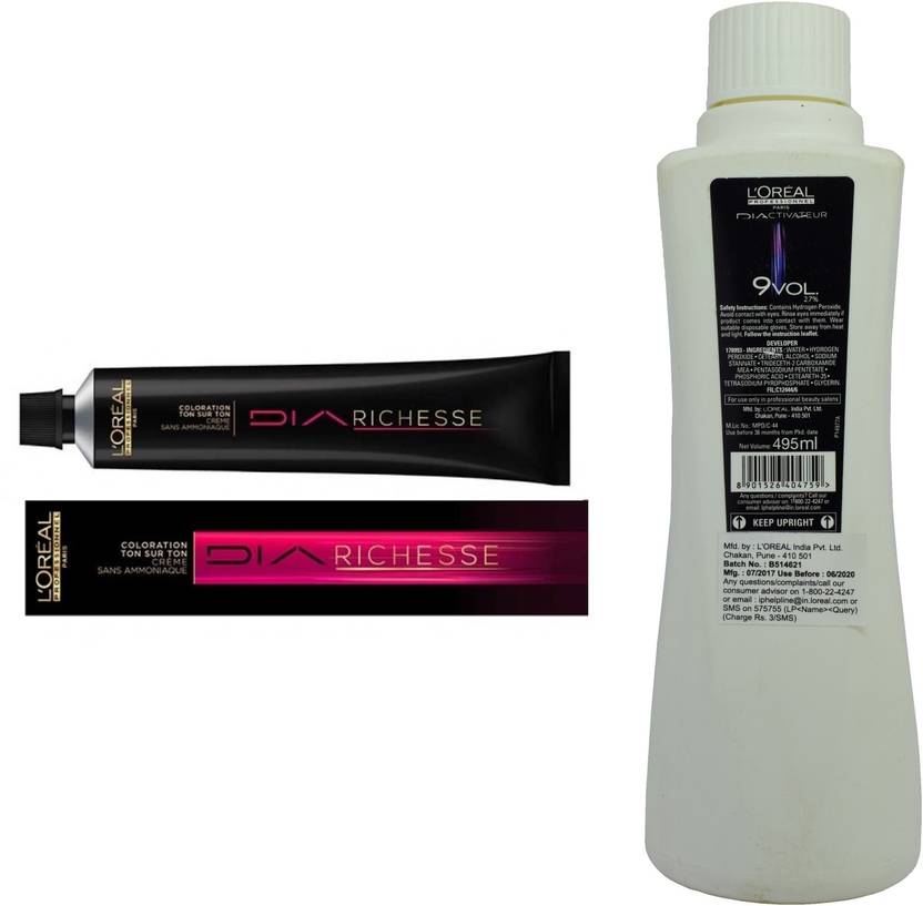 L Oreal Dia Ammonia Free Hair Color 6 Dark Blonde 1tube 60ml