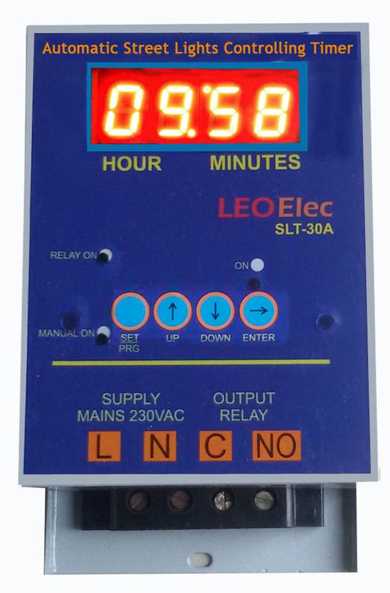 Leo Street Light Timer Programmable Electronic Switch In Leo Street Light Timer Programmable Electronic Switch