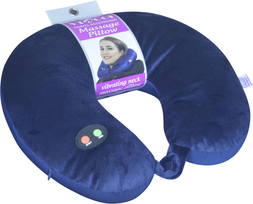 Viaggi Vibrating 6 Massaging Modes Neck Pillow Navy Blue Price